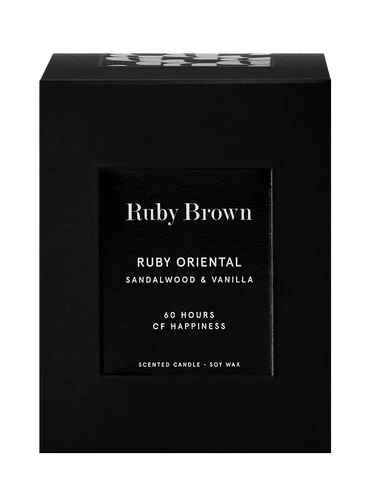Ruby Brown Scented Candle